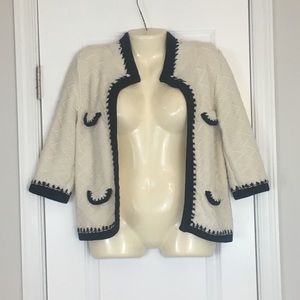 Cabi Womens Sweater Open Cardigan Medium Cotton